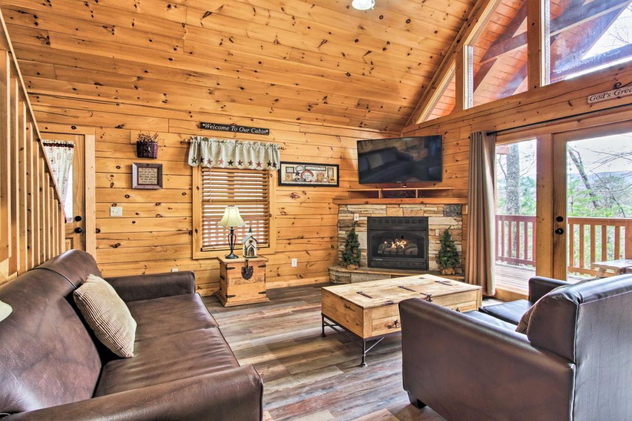 Gatlinburg Mountain Cabin With Grill And Pool Table! Eksteriør billede